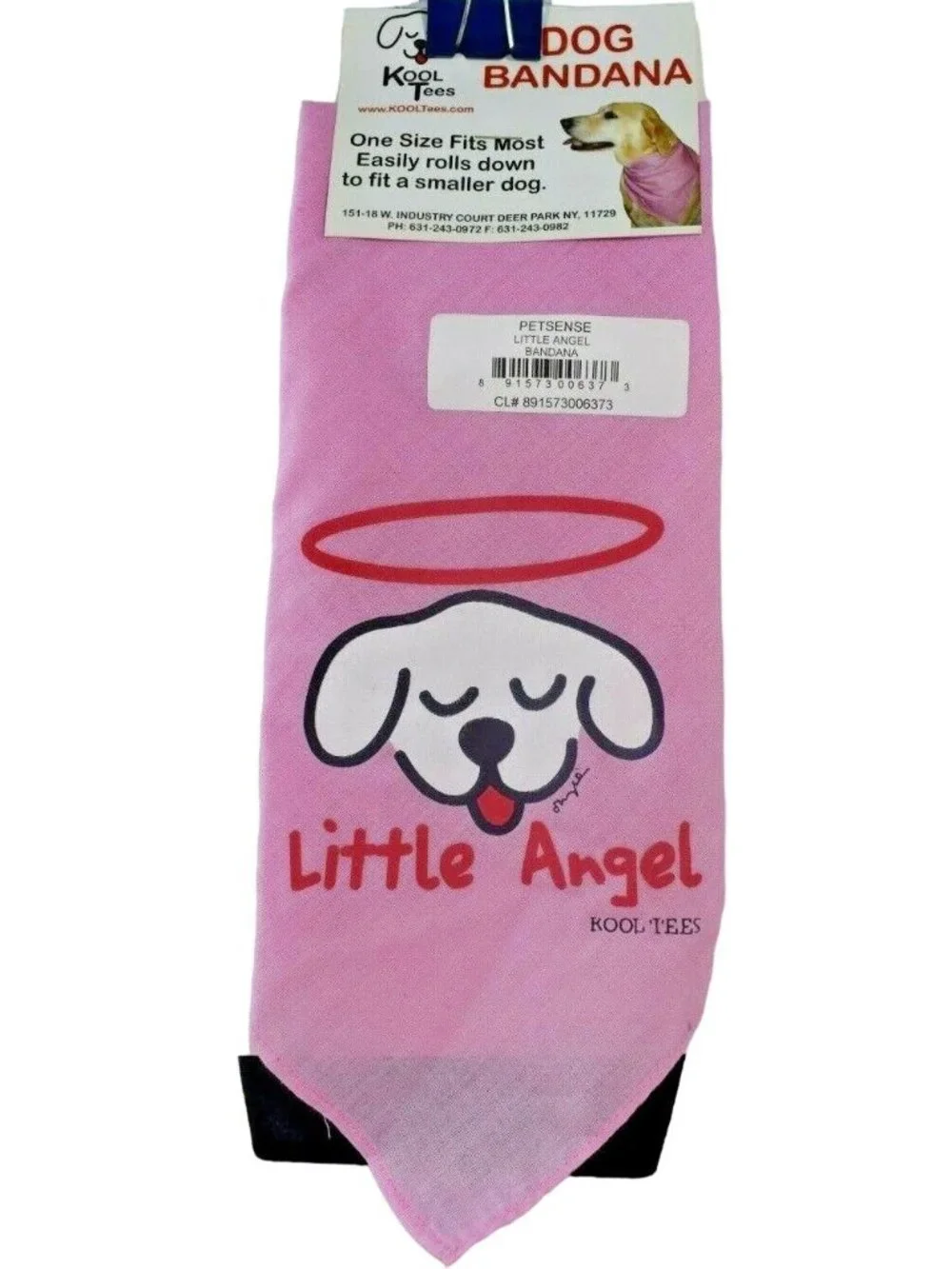 Kool Tees Small Dog Pink Little Angel Cotton Bandana